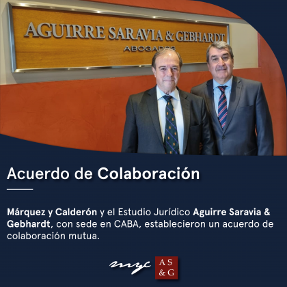 Acuerdo, Marquez y Calderon, Estudio Juridico, Córdoba, Buenos Aires, Aguirre Saravia & Ghebardt